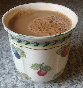 chai tea chocolate latte dove drink