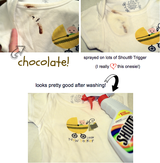 laundry spray test before after