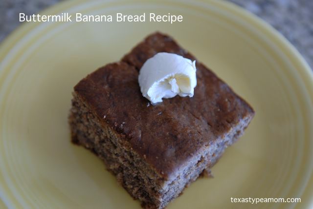 Buttermilk Banana Bread Recipe