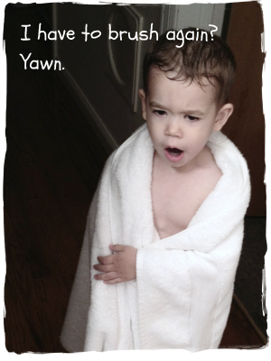 toddler teeth brushing