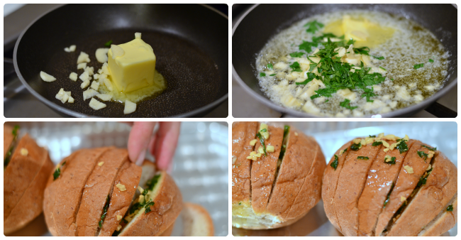 garlic bread homemade