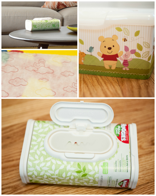 pretty wipes container