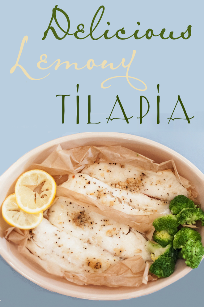 delicious lemony tilapia