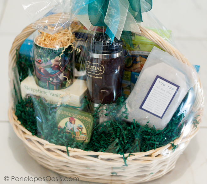 celestial seasonings tea basket