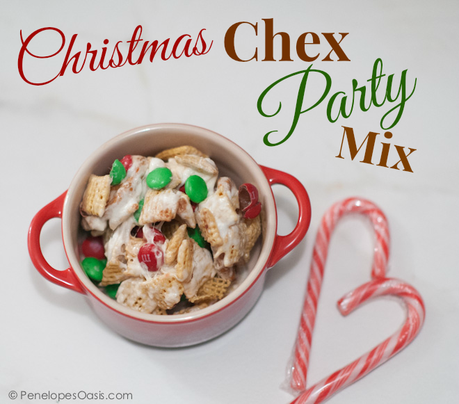 christmas chex party mix recipe
