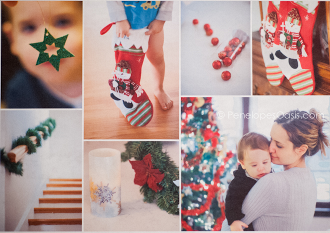 christmas decorating collage
