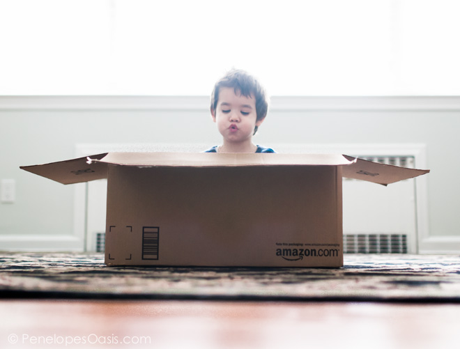 in a box