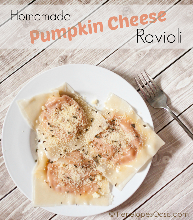 homemade pumpkin cheese ravioli recipe