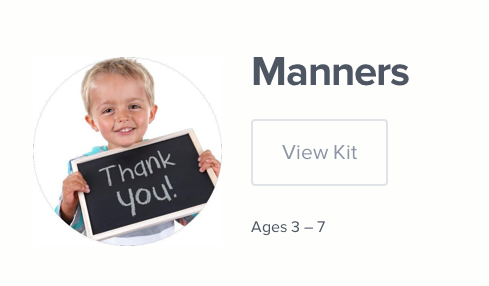 teaching children manners