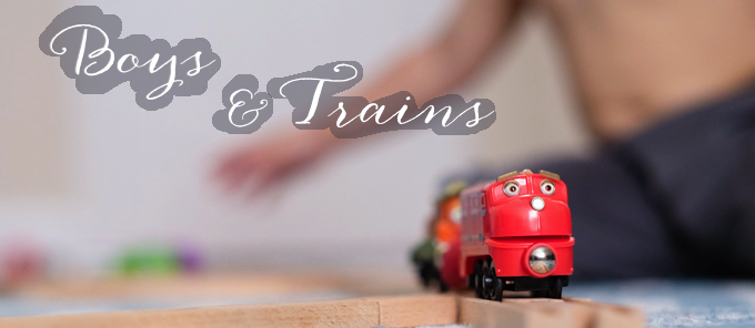 boys and trains