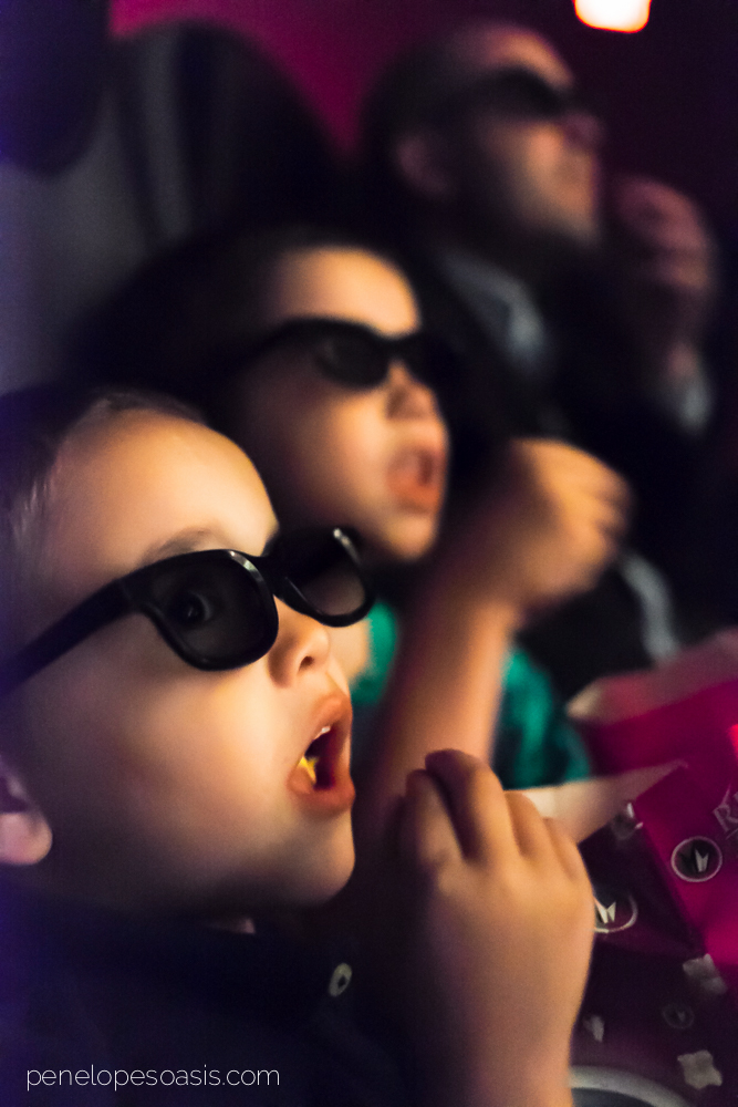 watching antman in 3d