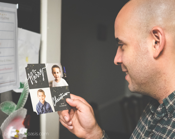 Christmas photo card 2015 Tiny Prints