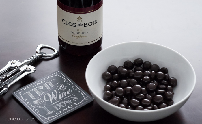 wine and chocolates