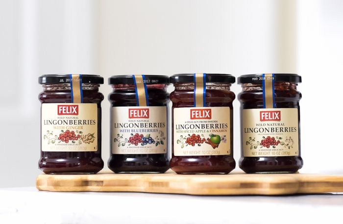 Felix Lingonberries Jam flavors