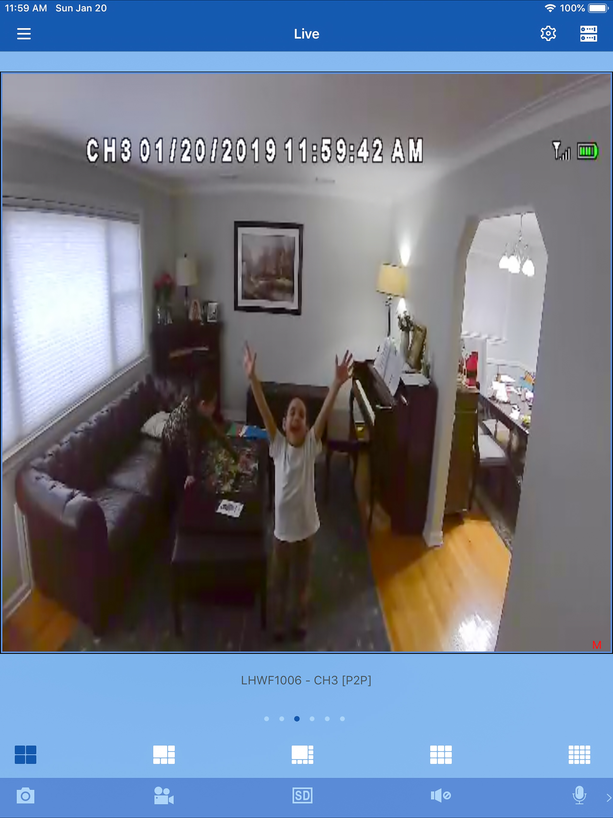 Lorex Camera System indoors